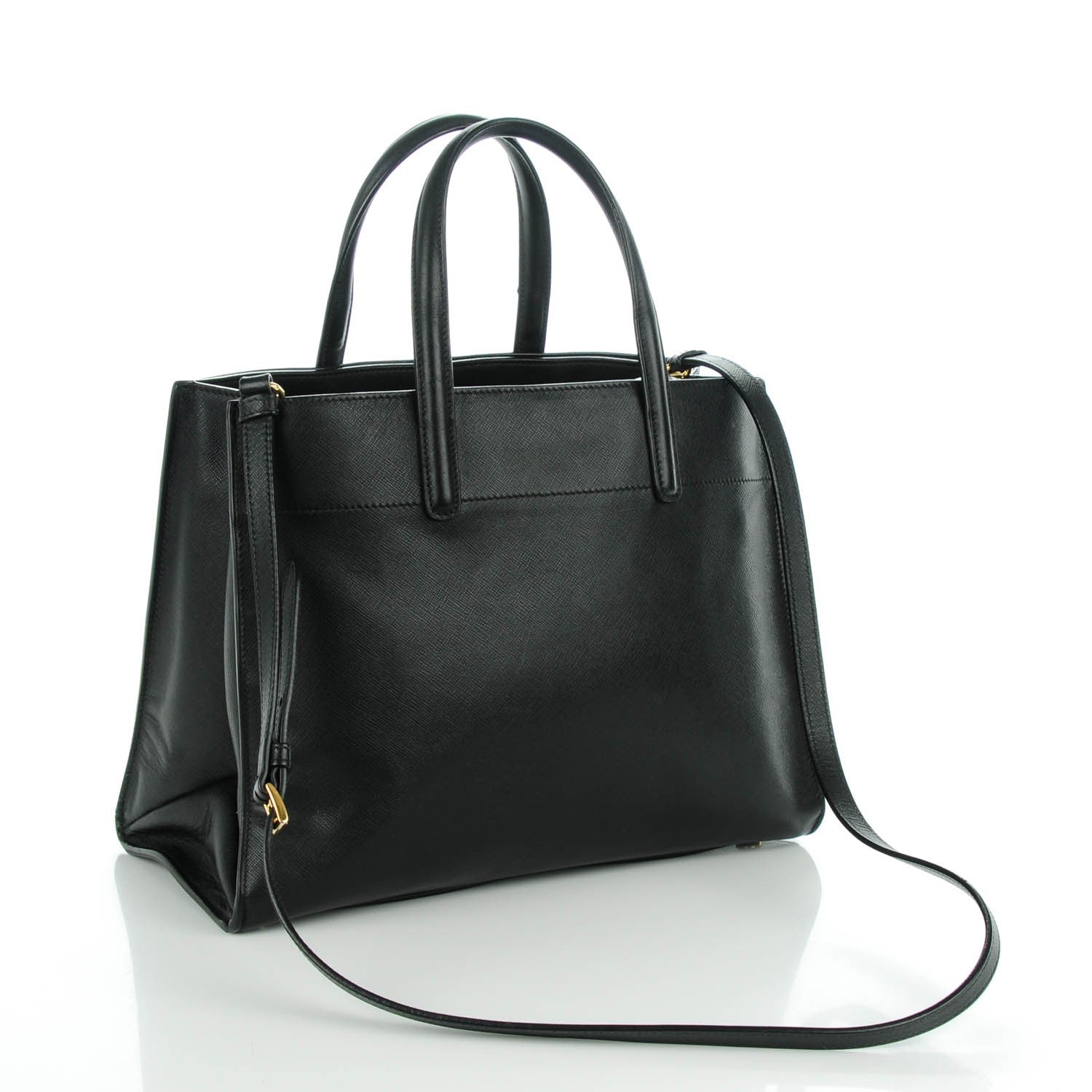 Prada Saffiano Soft Tote Nero Black 3 of 9