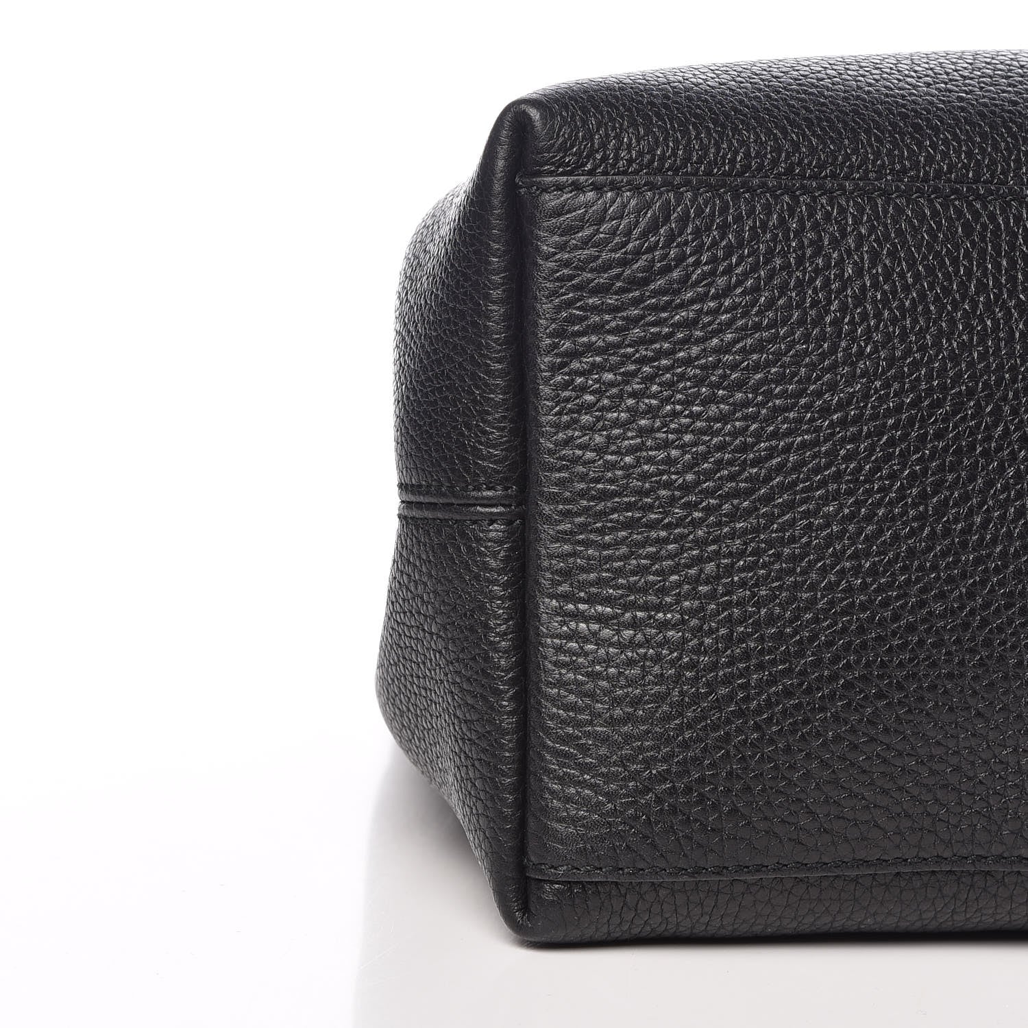 Gucci Pebbled Calfskin Medium Soho Chain Shoulder Bag Black 8 of 10