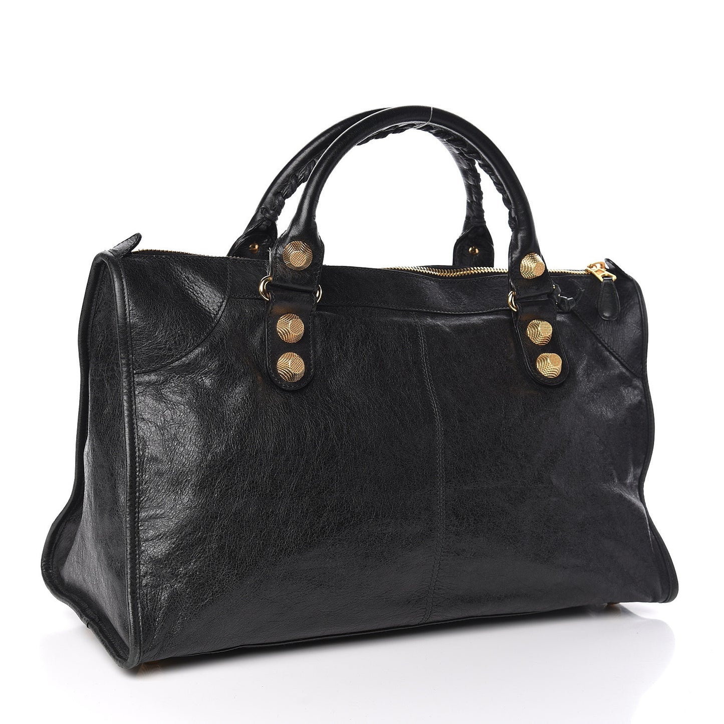 Agneau Giant 21 Gold Hardware Work Black