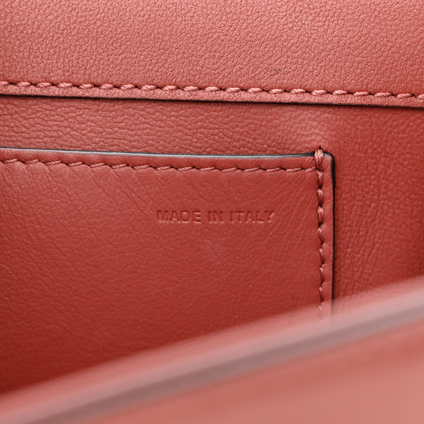 Calfskin Vlogo Loco Shoulder Bag Gingerbread