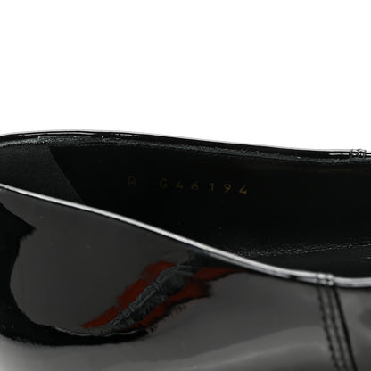 Chanel Patent Calfskin Moccasin Loafers 36 Black 9 of 9