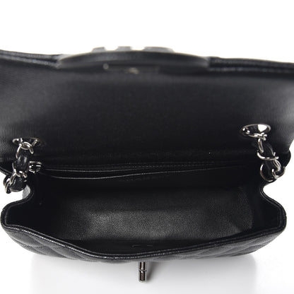 Chanel Iridescent Caviar Quilted Mini Rectangular Flap Black 5 of 8