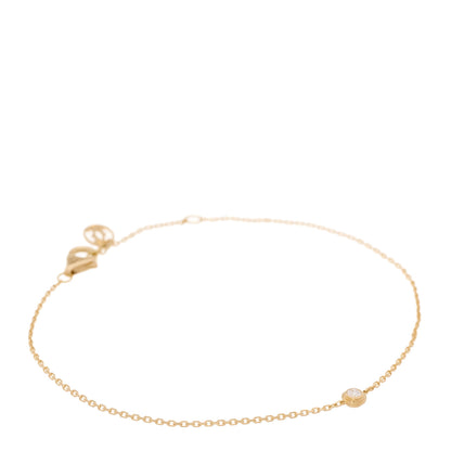 Cartier 18K Yellow Gold Diamond XS D'Amour Bracelet 1 of 6