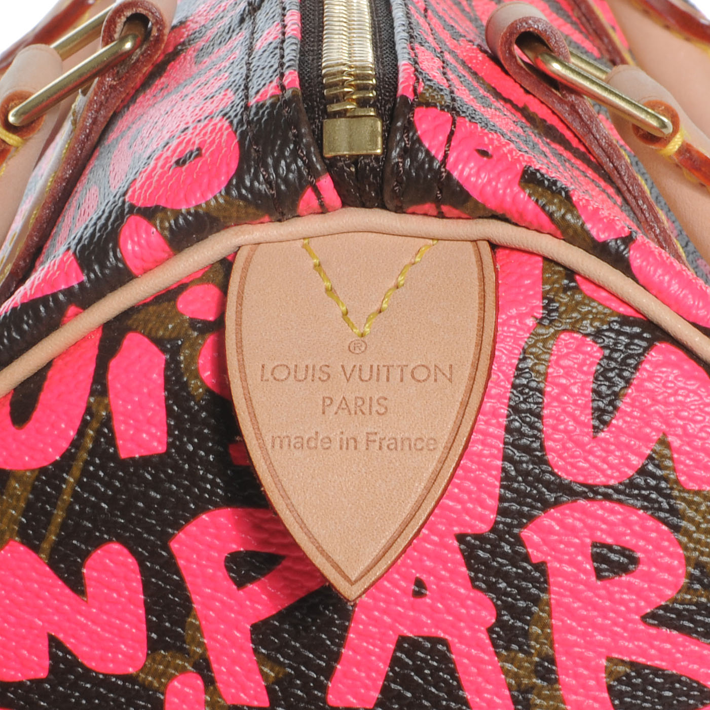 Louis Vuitton Monogram Graffiti Speedy 30 Fuchsia 5 of 7
