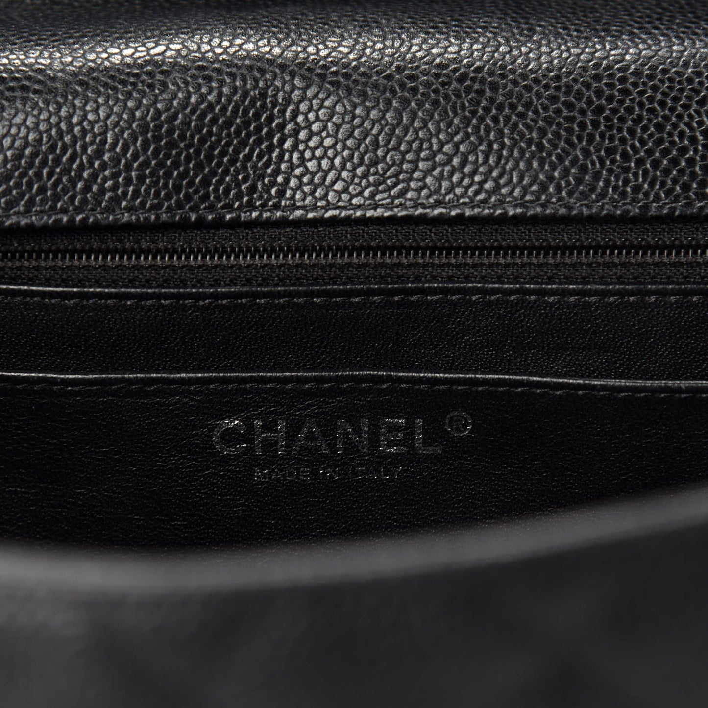 Caviar Quilted Maxi Single Flap Black