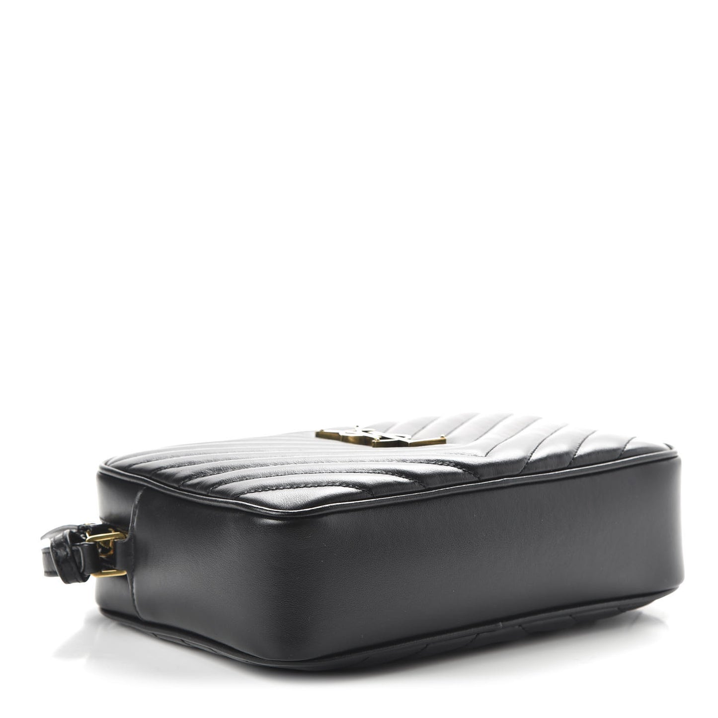 Calfskin Matelasse Monogram Lou Camera Bag Black