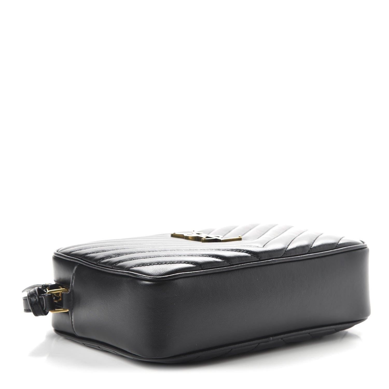 Saint Laurent Calfskin Matelasse Monogram Lou Camera Bag Black 3 of 8