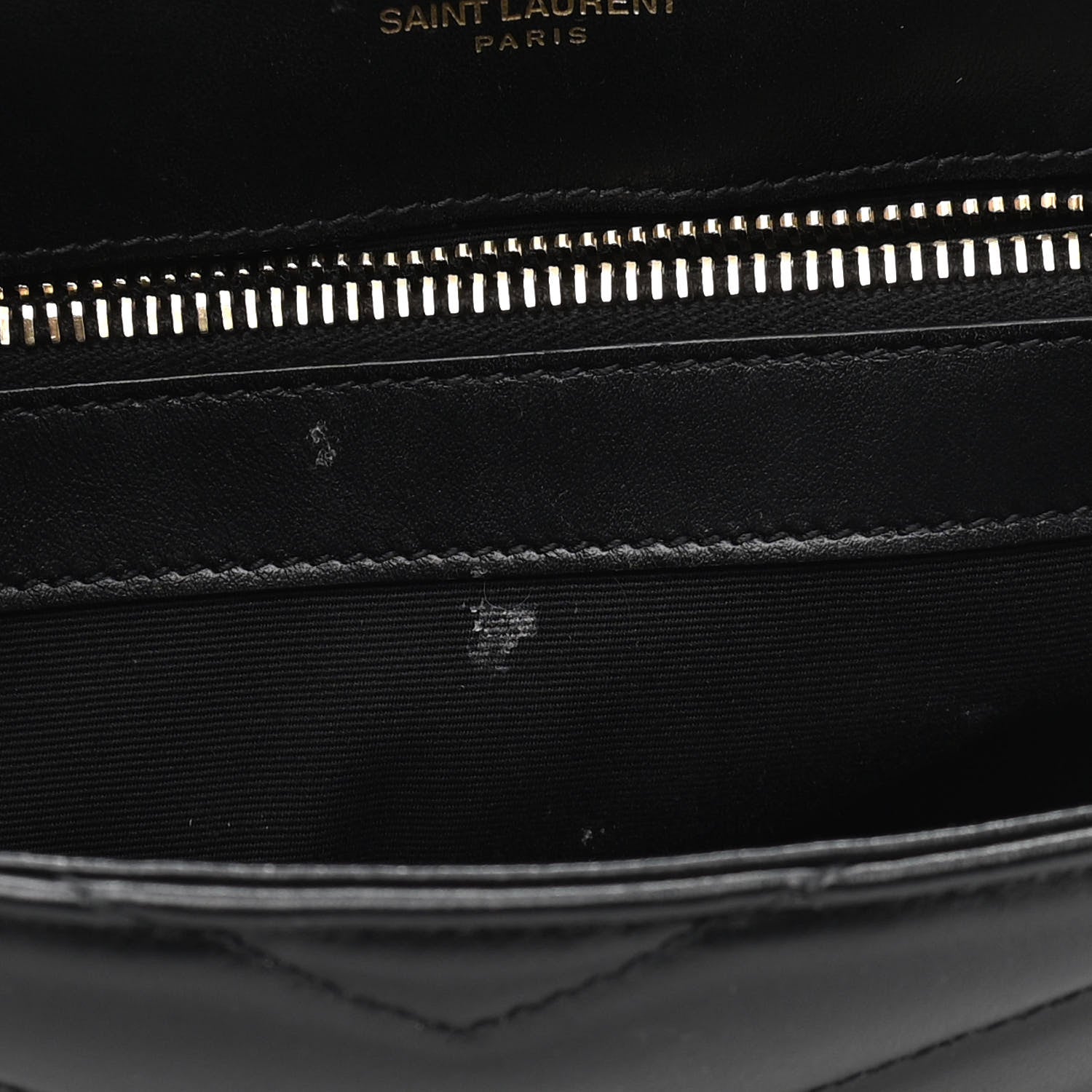 Saint Laurent Calfskin Y Quilted Monogram Medium Loulou Chain Satchel Black 15 of 15
