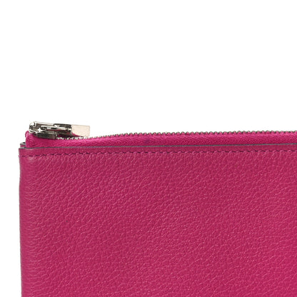 Hermes Evercolor Atout Pouch Rose Pourpre Bleu Saphir 9 of 9