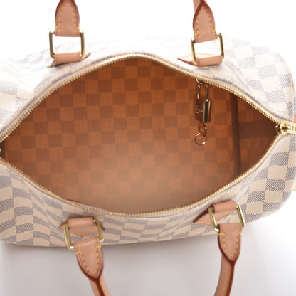 Louis Vuitton Damier Azur Speedy Bandouliere 30 6 of 10