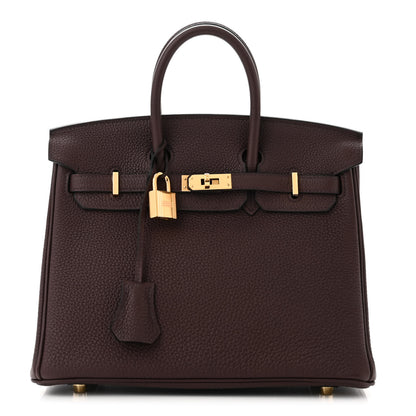 Hermes Togo Birkin 25 Rouge Sellier 1 of 11