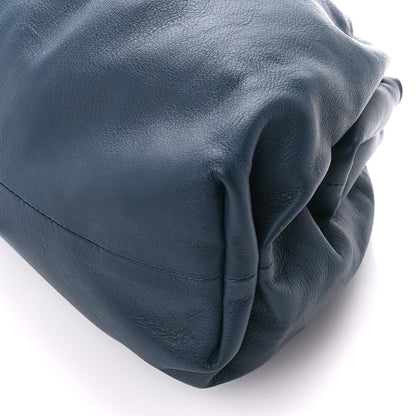 Bottega Veneta Smooth Butter Calf The Pouch Oversized Clutch Deep Blue 11 of 11