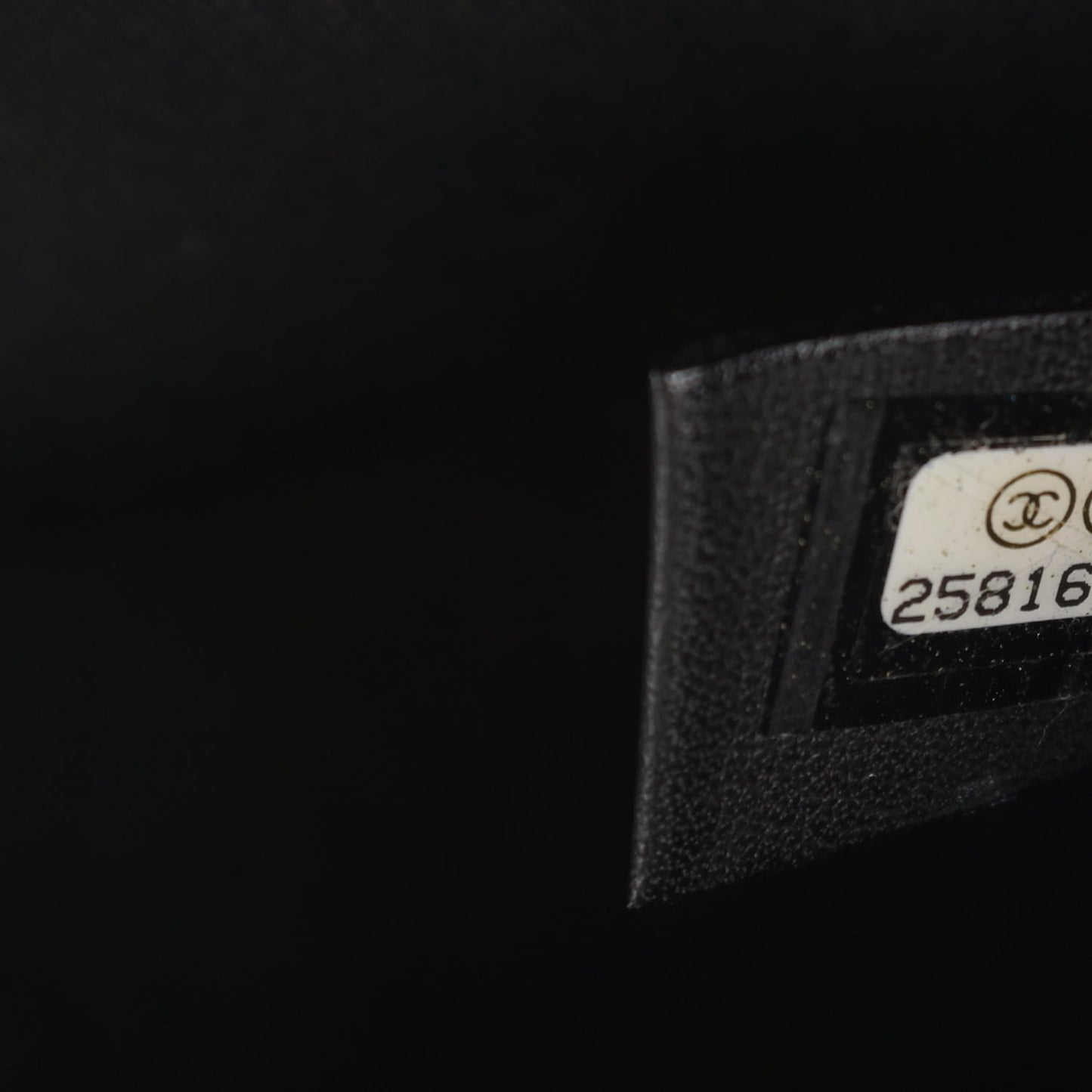 Aged Calfskin Quilted Shoulder Bag Black