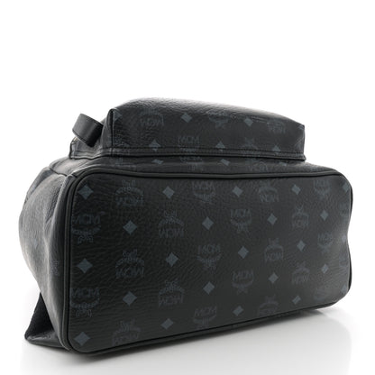 MCM Visetos Studded Medium Backpack Black 4 of 10