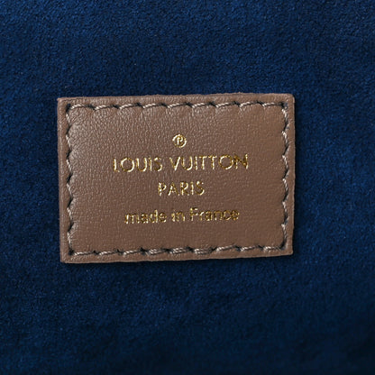 Louis Vuitton Lambskin Embossed Monogram Coussin MM Taupe 6 of 9