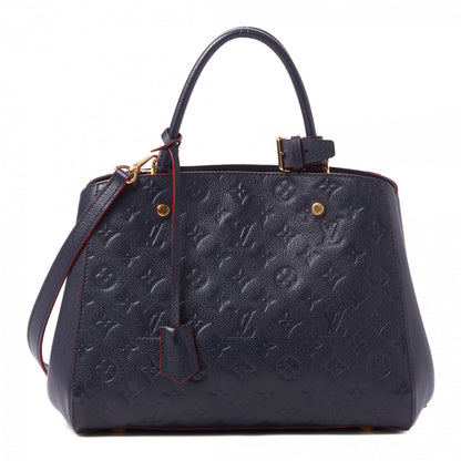 Louis Vuitton Empreinte Montaigne MM Marine Rouge 1 of 8
