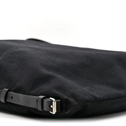 Saint Laurent Canvas Calfskin Embossed Large Convertible ID Bag Black 8 of 11
