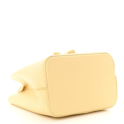 Louis Vuitton Calfskin Nanogram Embossed Neonoe BB Yellow 4 of 11