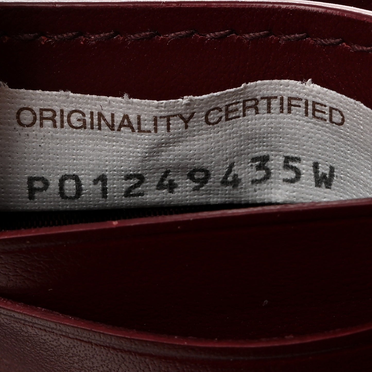 Nappa Intrecciato Trifold Wallet Bordeaux
