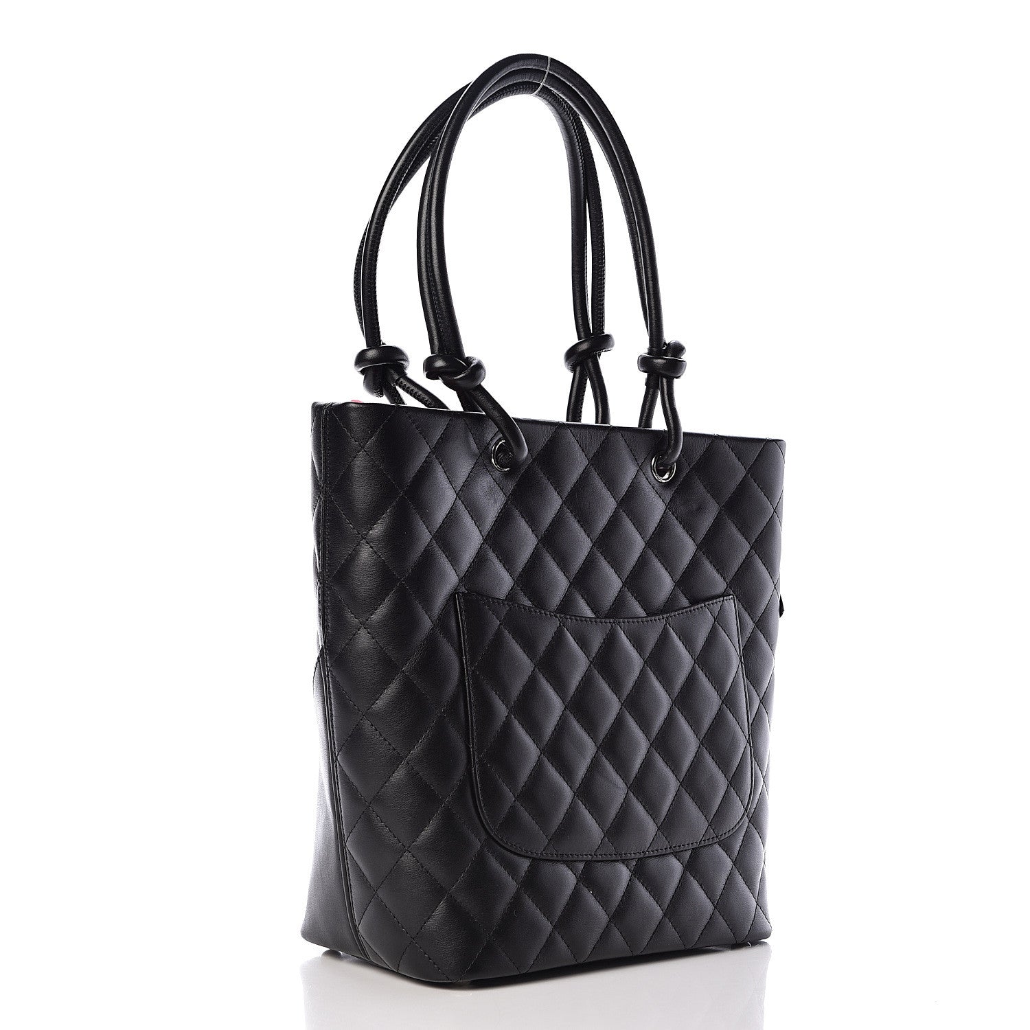 Chanel Calfskin Quilted Medium Cambon Tote Black 3 of 11