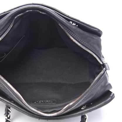 Chanel Calfskin Small Diamond Stitch Tote Black 5 of 14