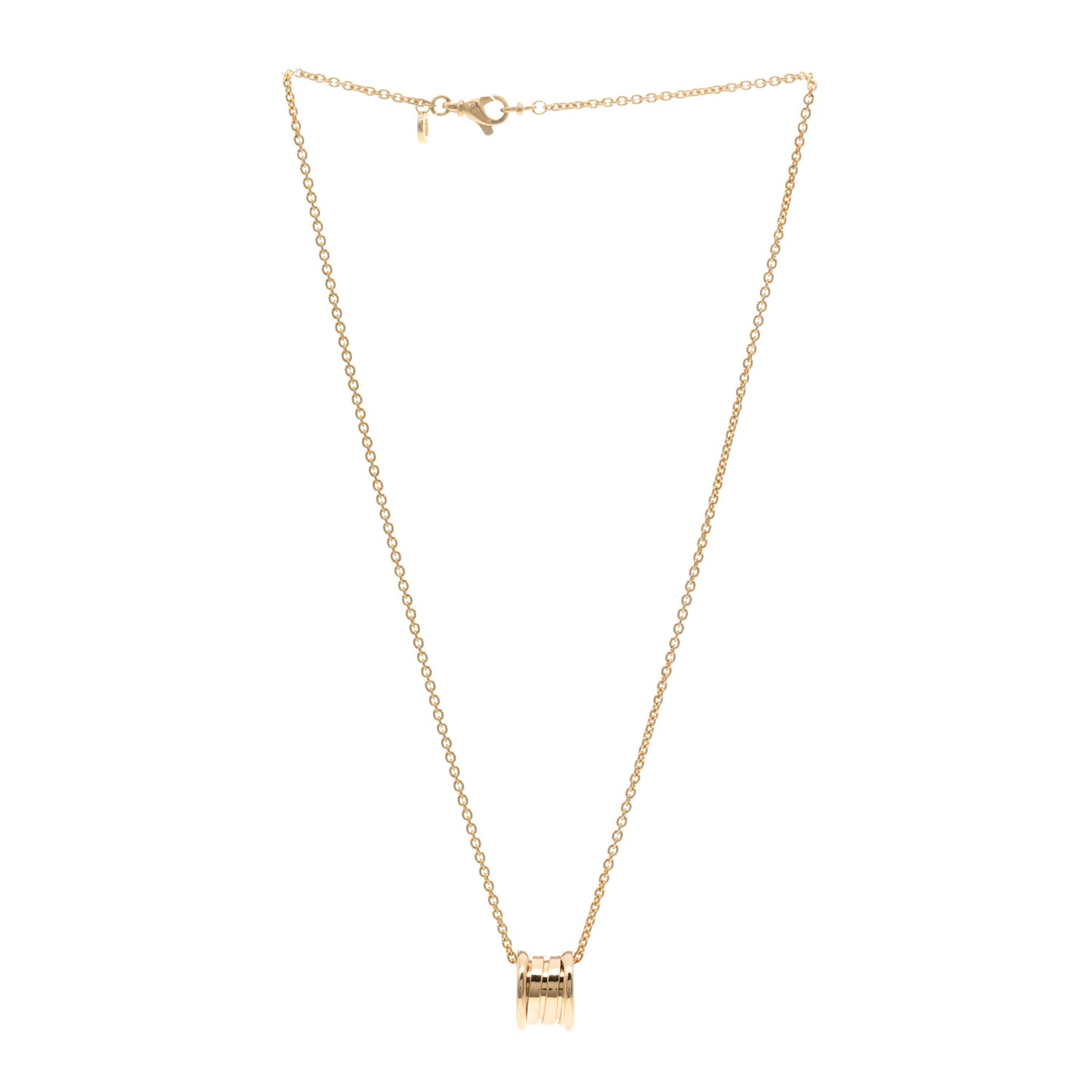 18K Yellow Gold B.Zero1 Pendant Necklace
