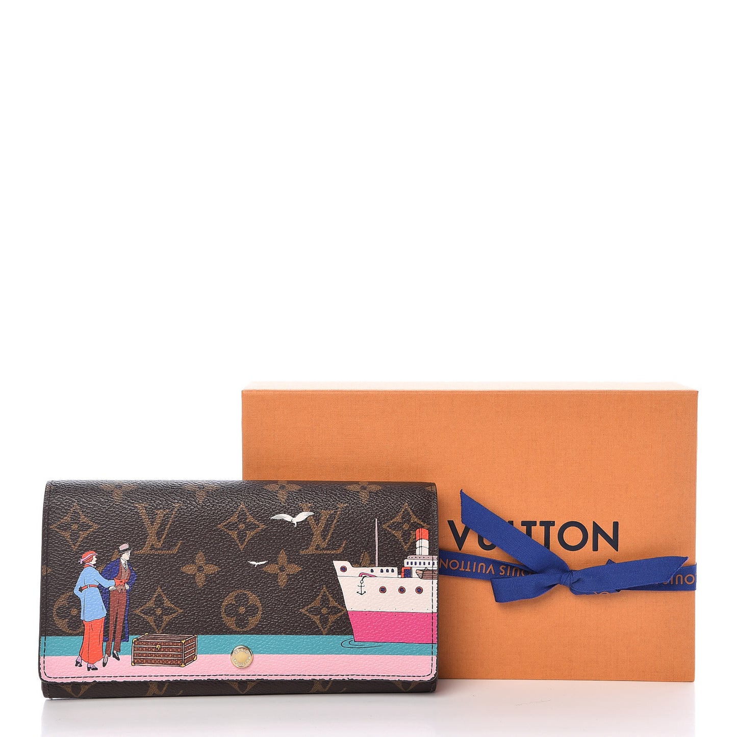 Monogram 2016 Christmas Animation Sarah Wallet Rose Ballerine