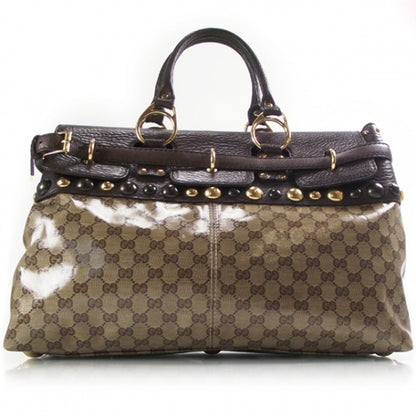 Gucci Crystal Monogram Babouska Top Handle 1 of 10