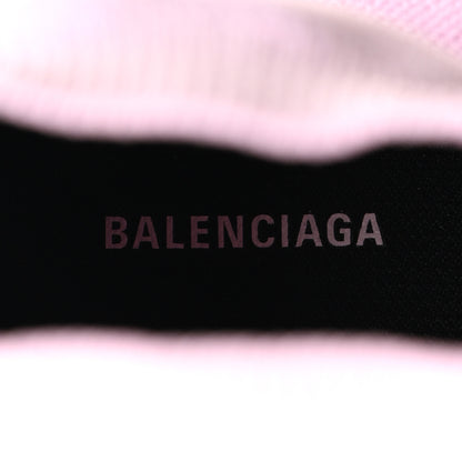 Balenciaga Neoprene Knit Womens Speed Graffiti Sneakers Light 40 Light Pink White Black 6 of 8