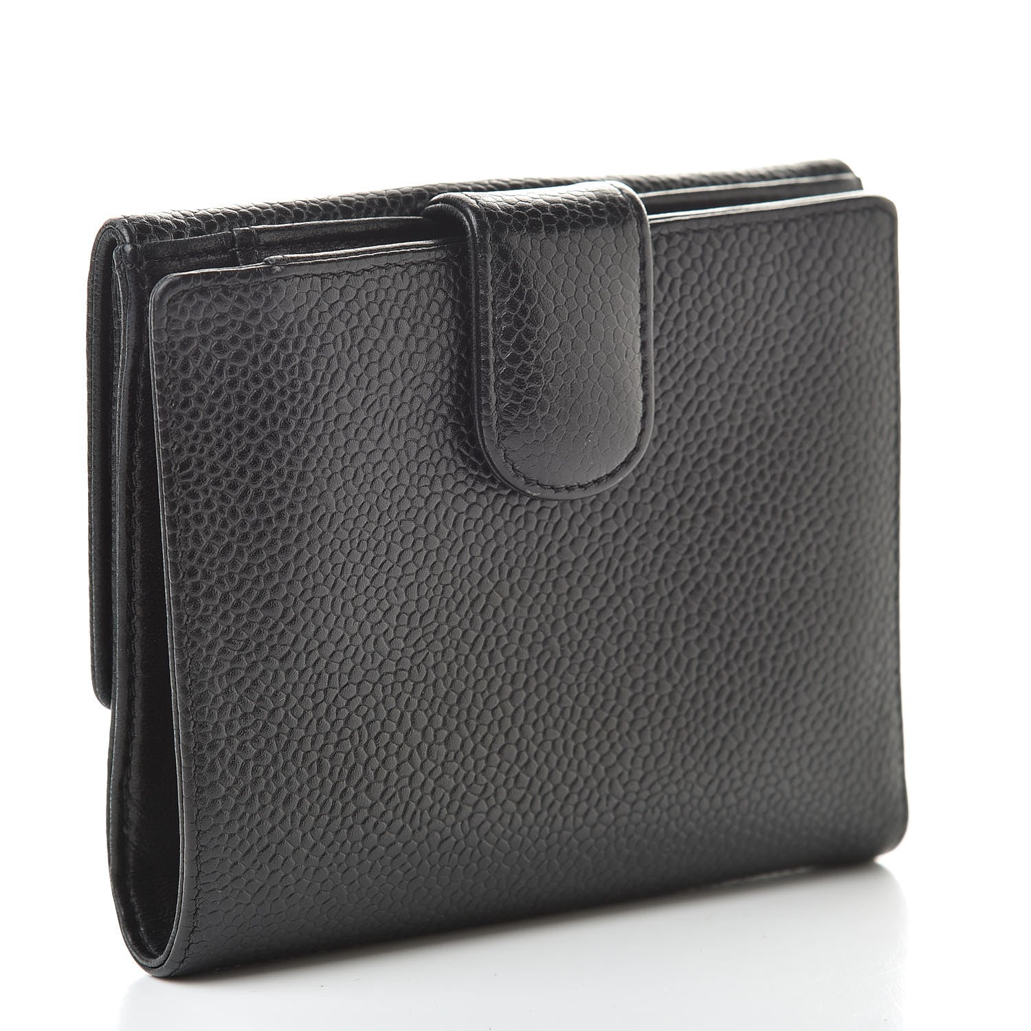 Chanel Caviar Timeless CC Compact Flap Wallet Black 3 of 16
