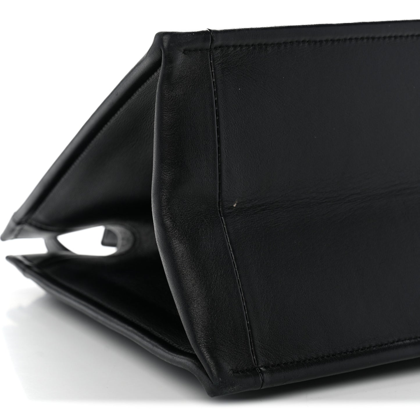 Calfskin Archicannage Medium Essential Tote Black
