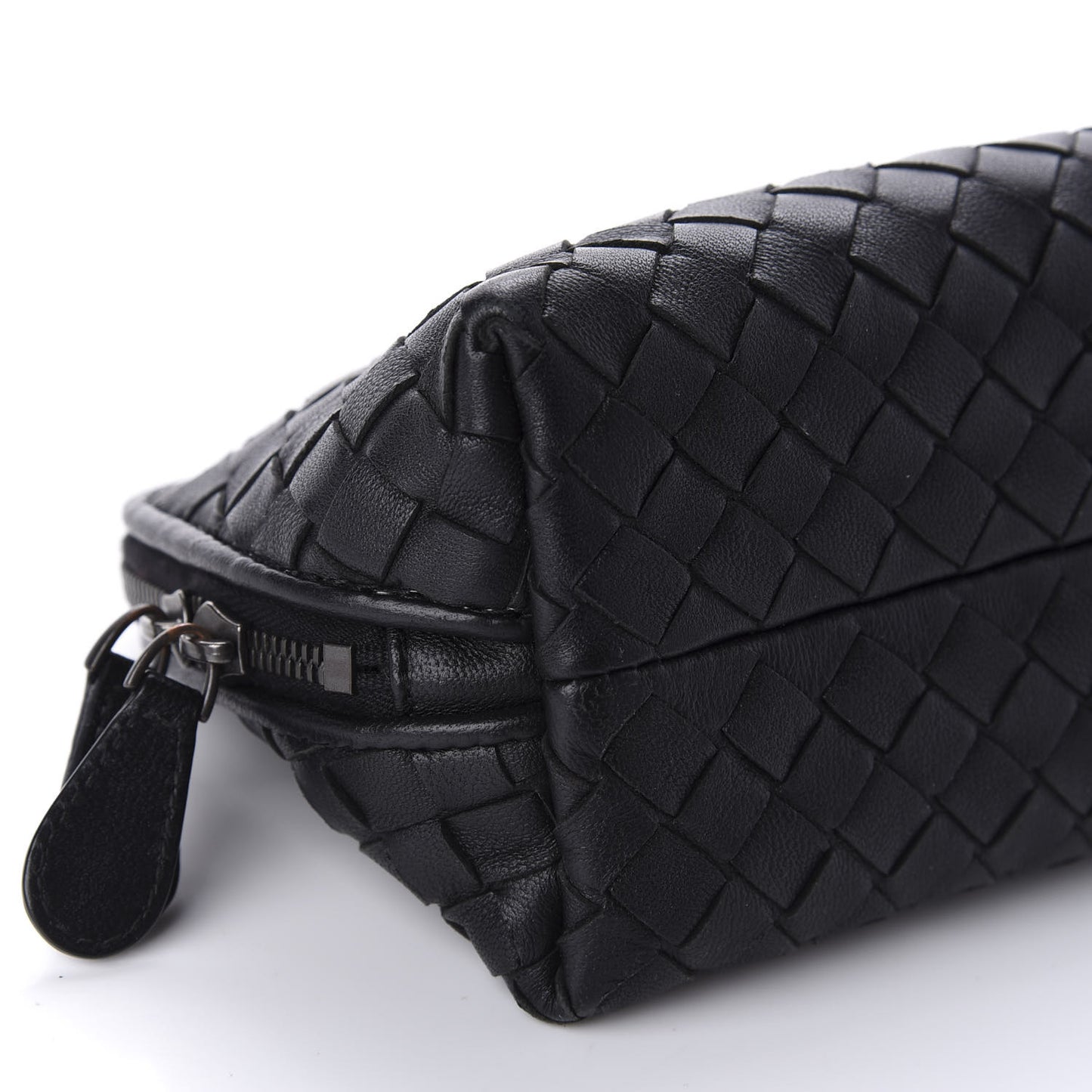 Nappa Intrecciato Cosmetic Case Black