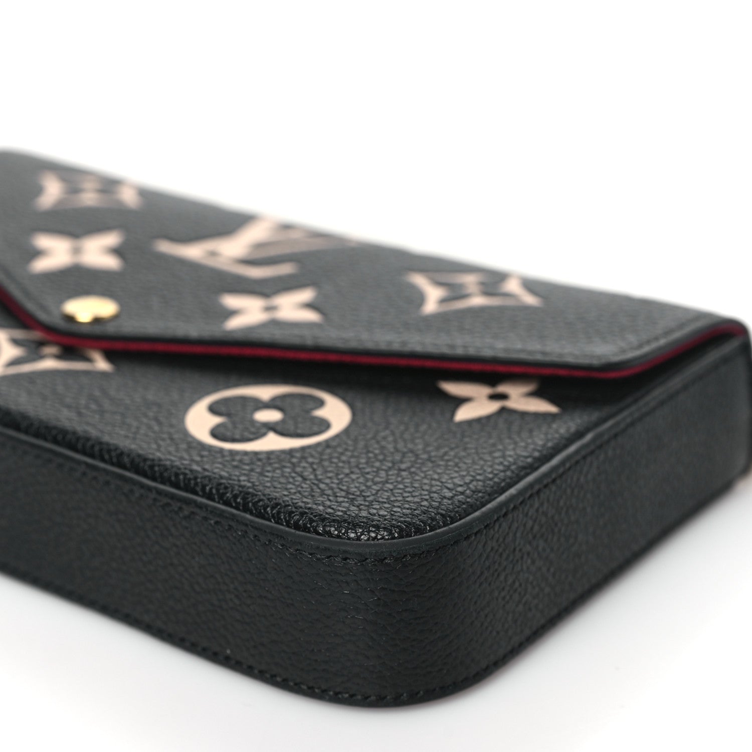 Louis Vuitton Empreinte Monogram Giant Felicie Pochette Black Beige 10 of 10