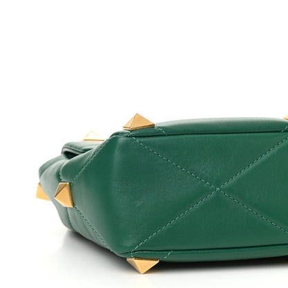 Valentino Garavani Nappa Large Roman Stud Shoulder Bag Jungle 8 of 9