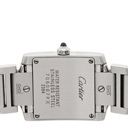 Cartier Stainless Steel 20mm Tank Francaise Quartz Watch 4 of 4