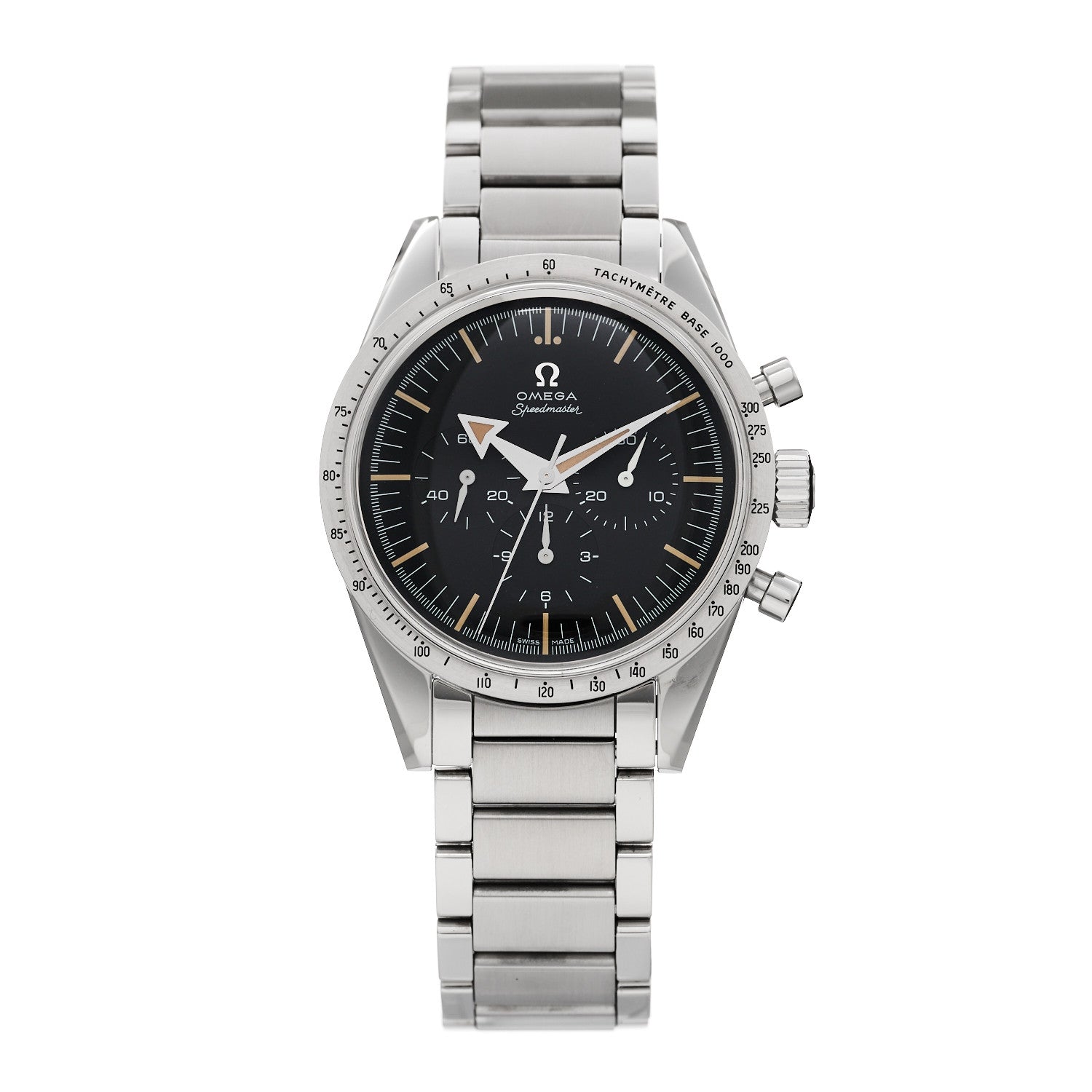 Omega Stainless Steel 38.6mm Speedmaster 1957 Trilogy Chronograph Automatic Watch Black 311.10.39.30.01.001 1 of 5