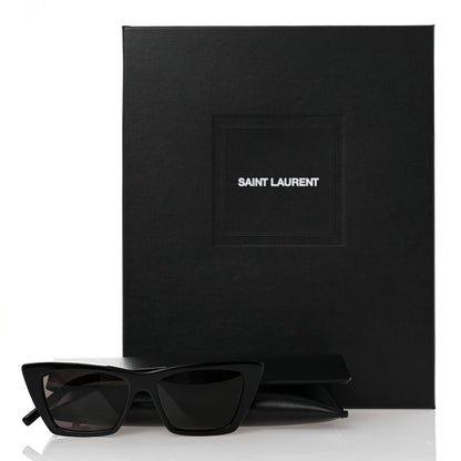 Saint Laurent Acetate Mica Cat Eye Sunglasses SL 276 Black 9 of 9