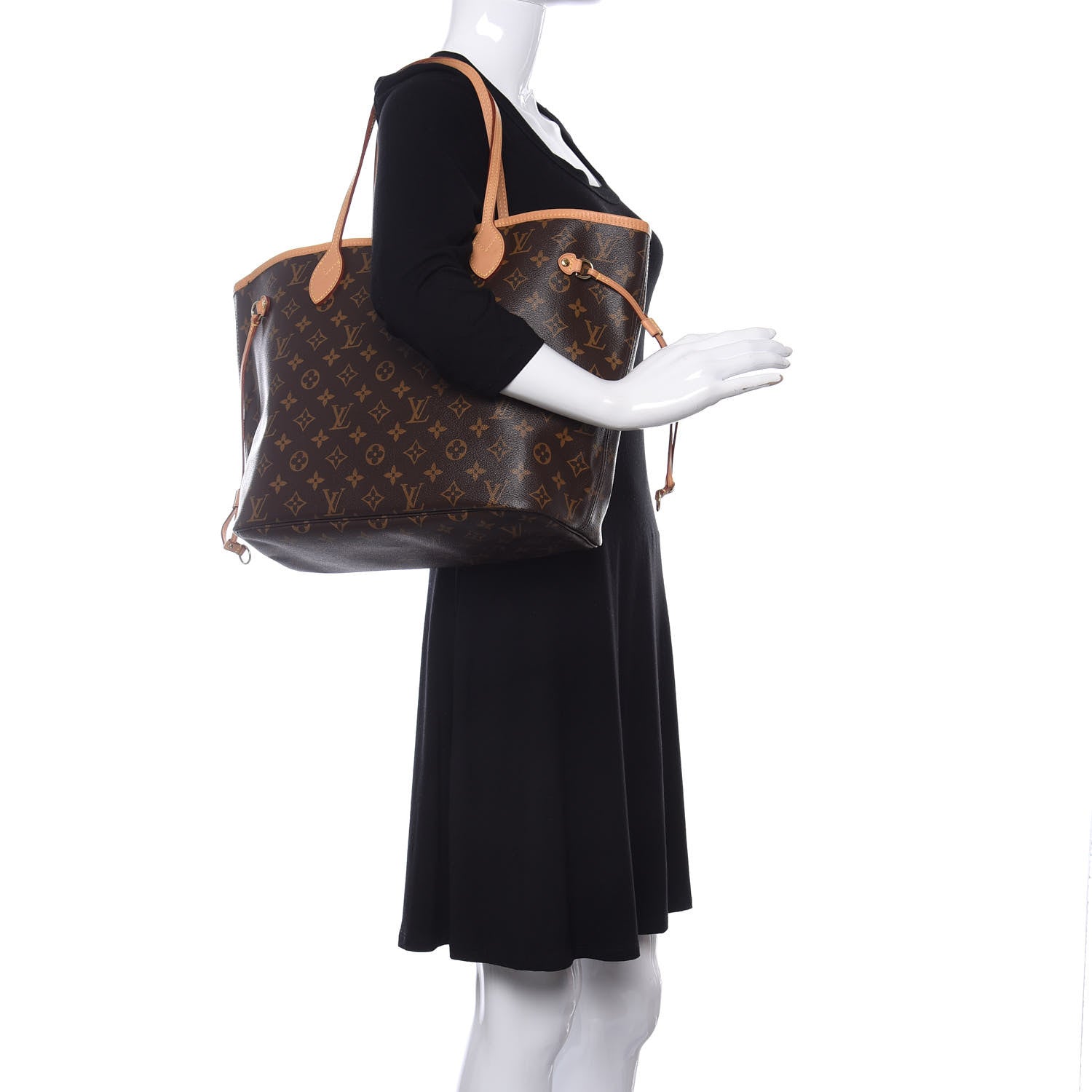 Louis Vuitton Monogram Neo Neverfull MM Rose Ballerine 2 of 12
