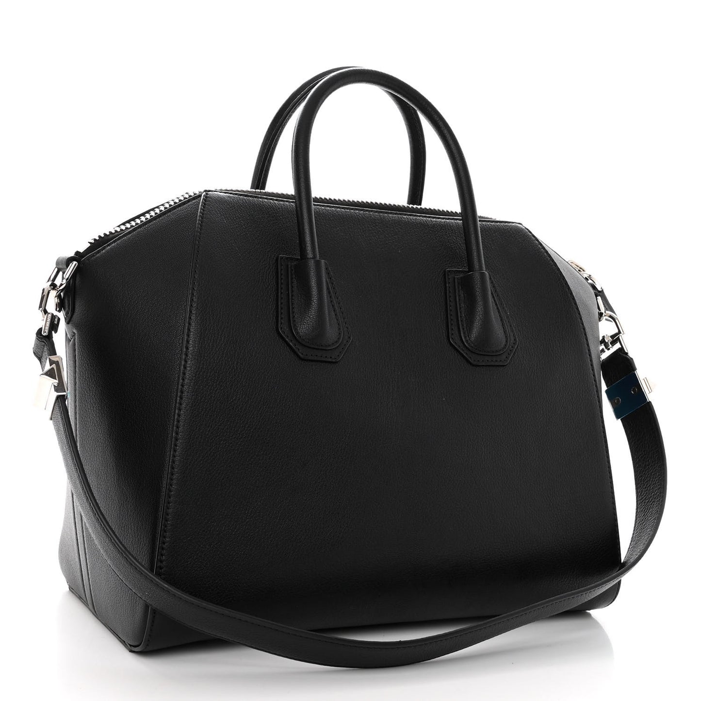 Sugar Goatskin Medium Antigona Black