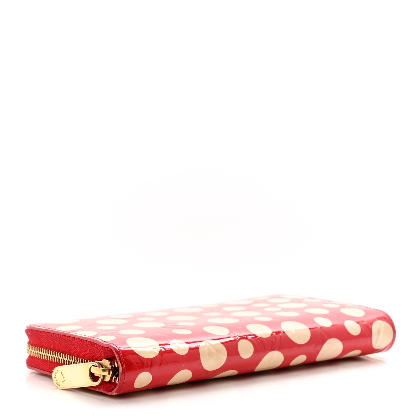 Vernis Kusama Infinity Dots Zippy Wallet Red