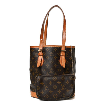 Louis Vuitton Monogram Petit Bucket 23 1 of 17