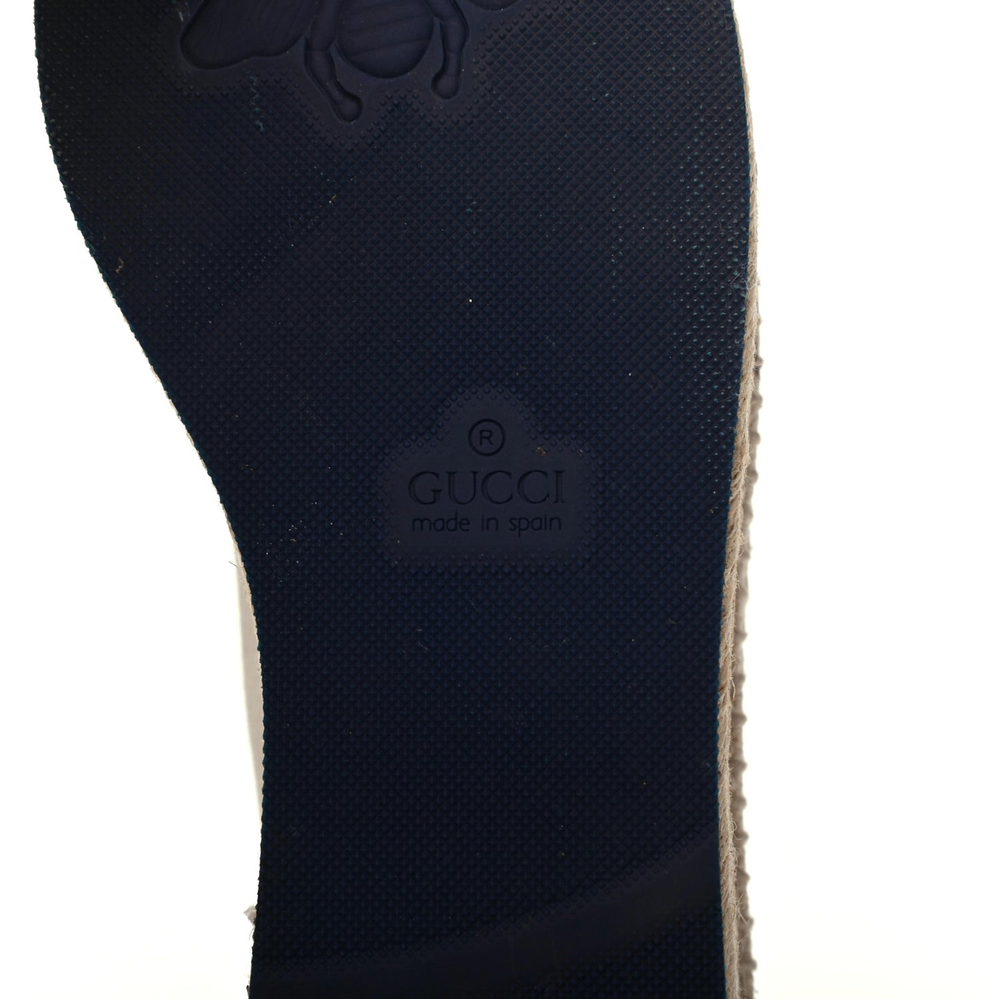 Canvas Logo Lace-Up Platform Espadrilles 38.5 Greggio Grege