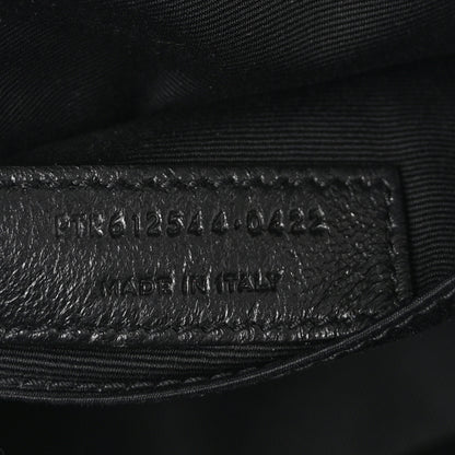 Saint Laurent Calfskin Matelasse Monogram Lou Camera Bag Black 7 of 10
