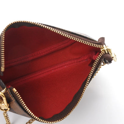 Louis Vuitton Damier Ebene Mini Pochette Accessories 5 of 6