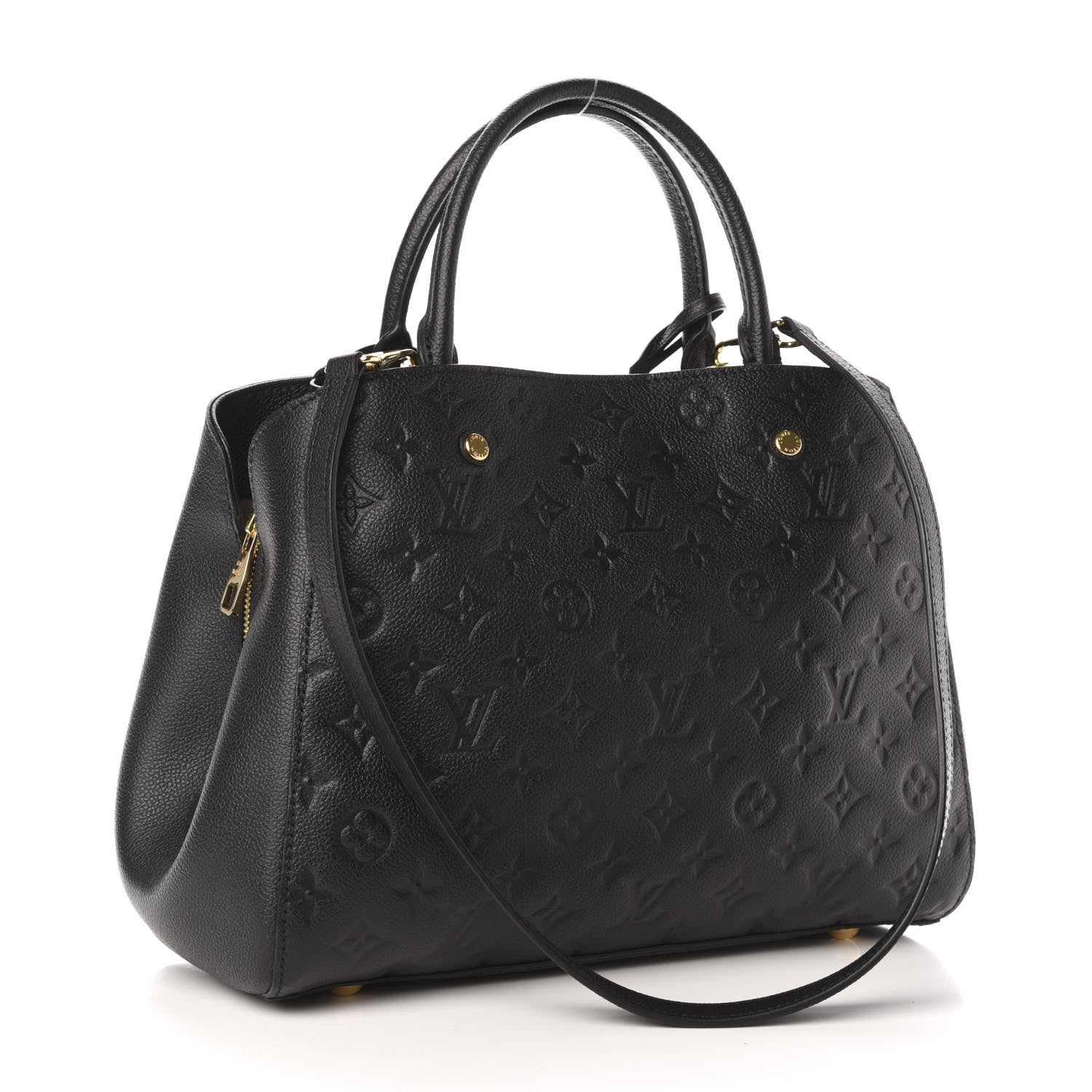 Louis Vuitton Empreinte Montaigne MM Black 4 of 12