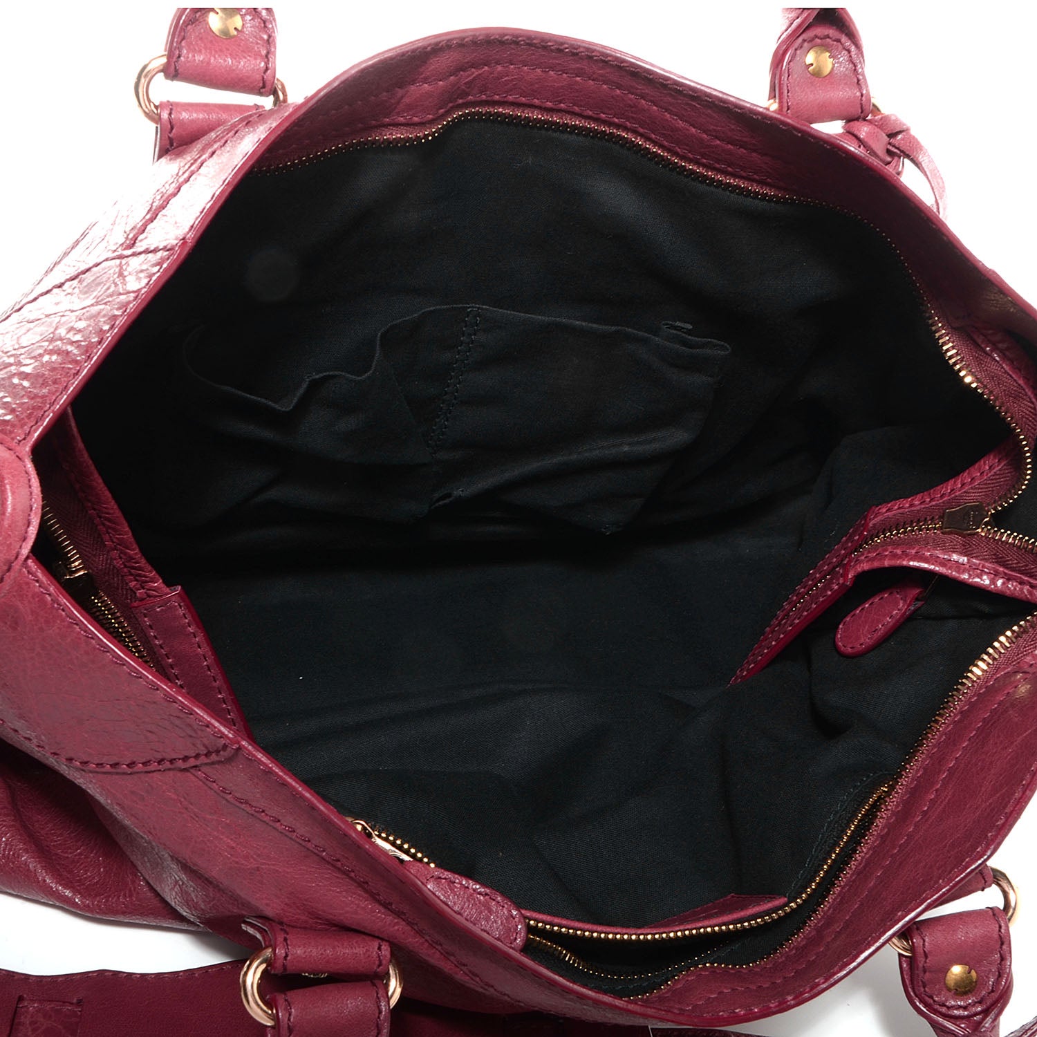 Balenciaga Agneau Giant 12 Rose Gold Hardware City Cassis 10 of 31