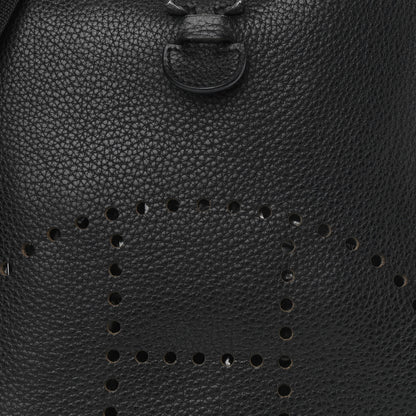 Hermes Taurillon Clemence Evelyne PM Black 8 of 11