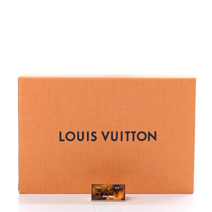 Louis Vuitton Resin Swarovski Crystal Inclusion Ring 6.5 Gold 7 of 7