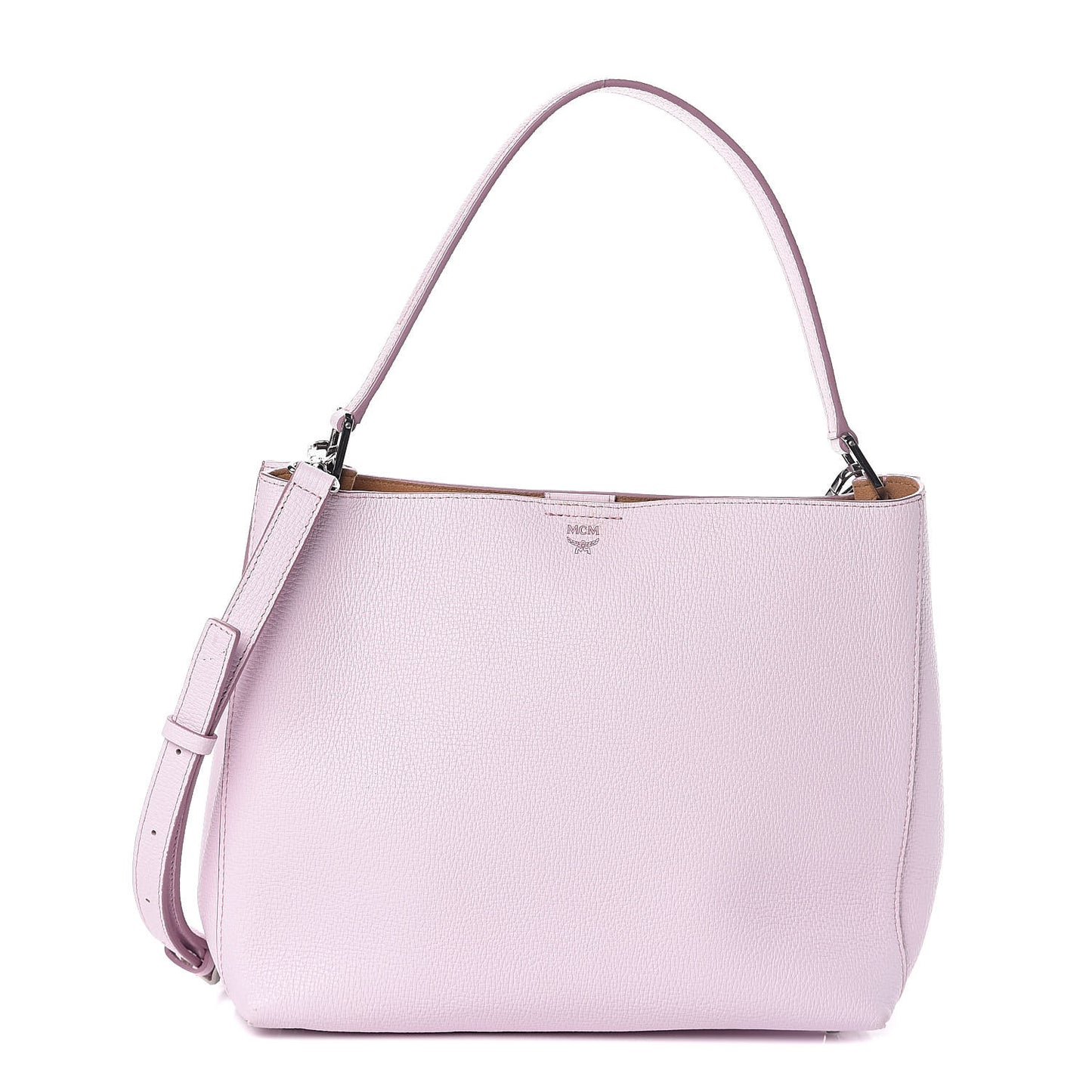 Grained Calfskin Sarah Medium Visetos Hobo Prism Pink