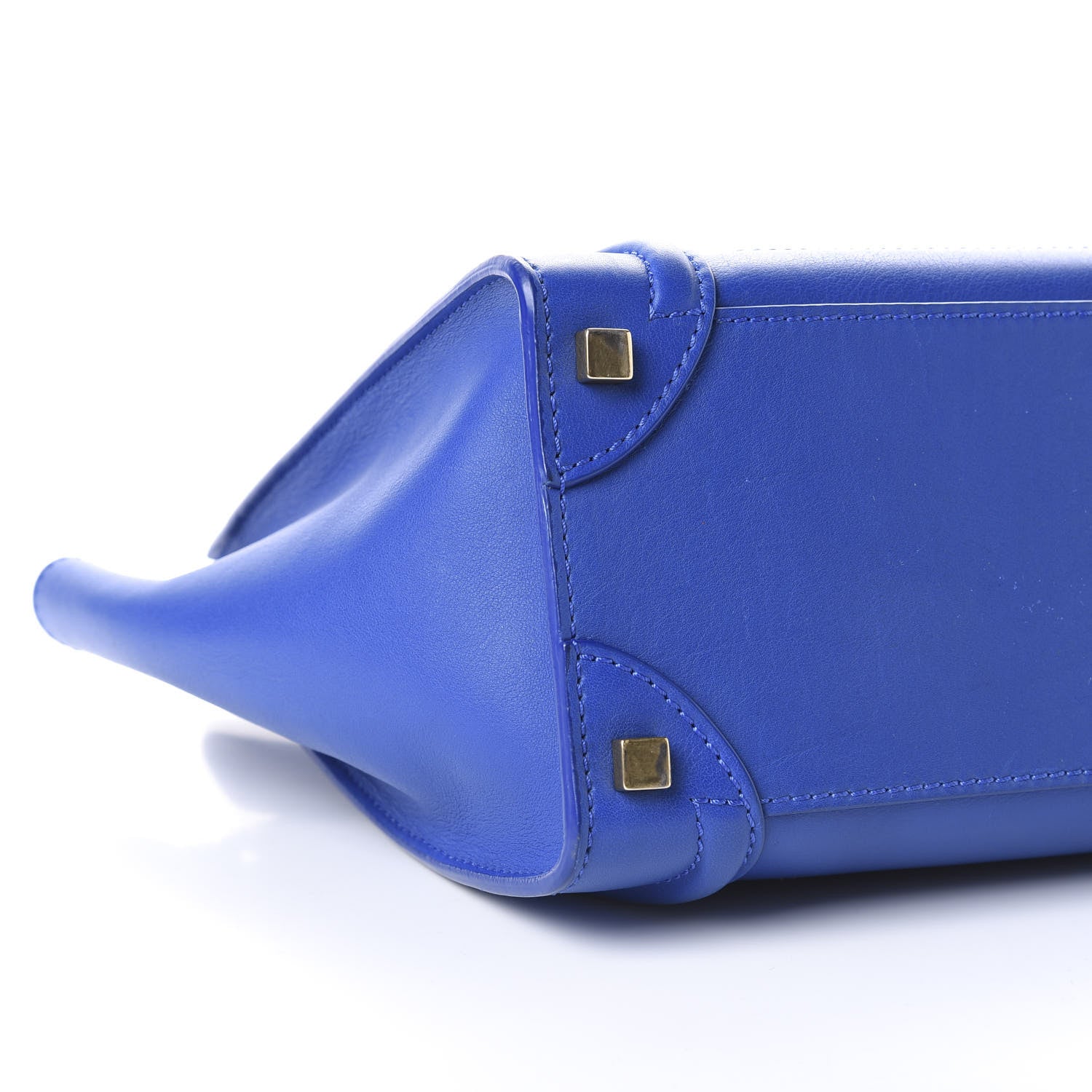 Celine Smooth Calfskin Micro Luggage Royal Blue 7 of 9